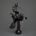 Black Rose Bud Vase