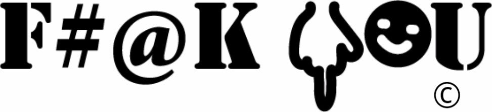 Happy Fuck you Bumpersticker