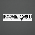 Angry Fuck You Bumper Sticker