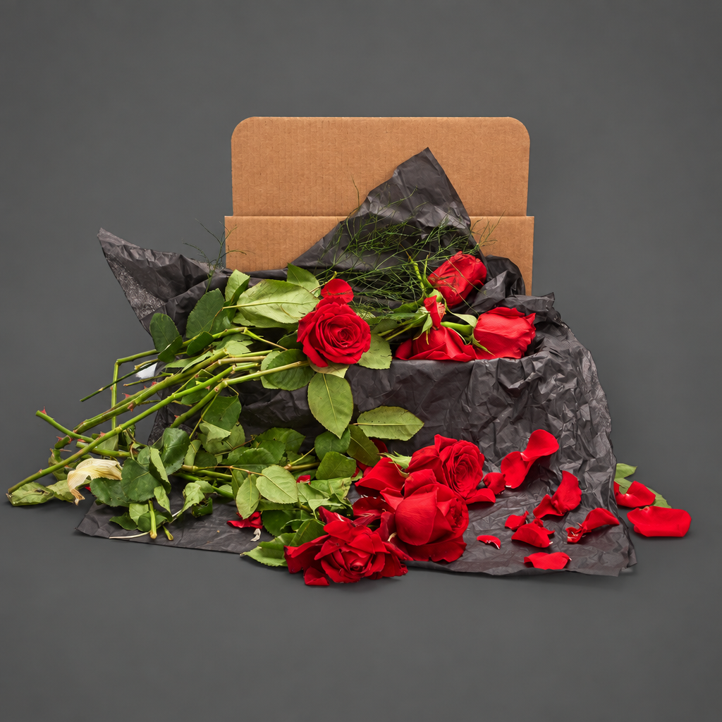 Dead Rose  Box arrangement
